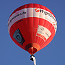 Banner auf umgearbeiteter Ballonhülle